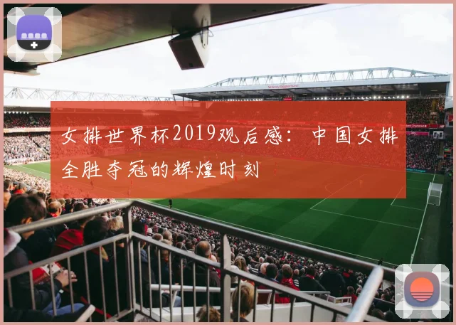 女排世界杯2019观后感:中国女排全胜夺冠的辉煌时刻